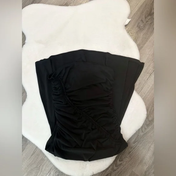 Anthropologie The Gabbie Strapless Ruched Tube Dress - Picture 2 of 4